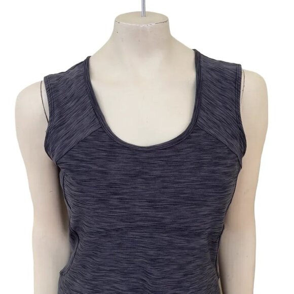 PRANA Performance Stretch Dress in Dark Gray Space Dye SZ M - Picture 2 of 9
